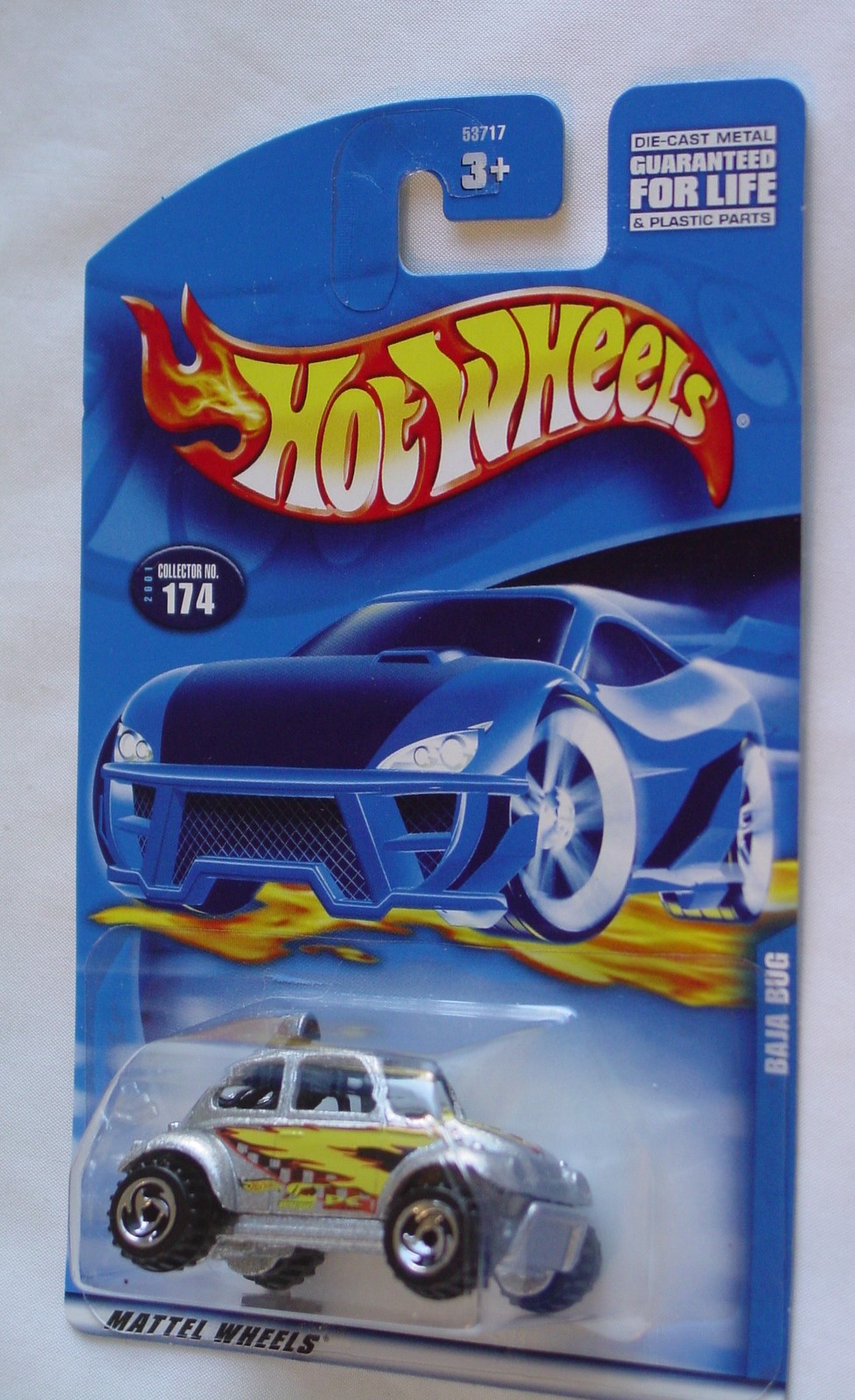 New Hot Wheels - 53717 174 Baja Bug metalflake Grey painted base DW3CT