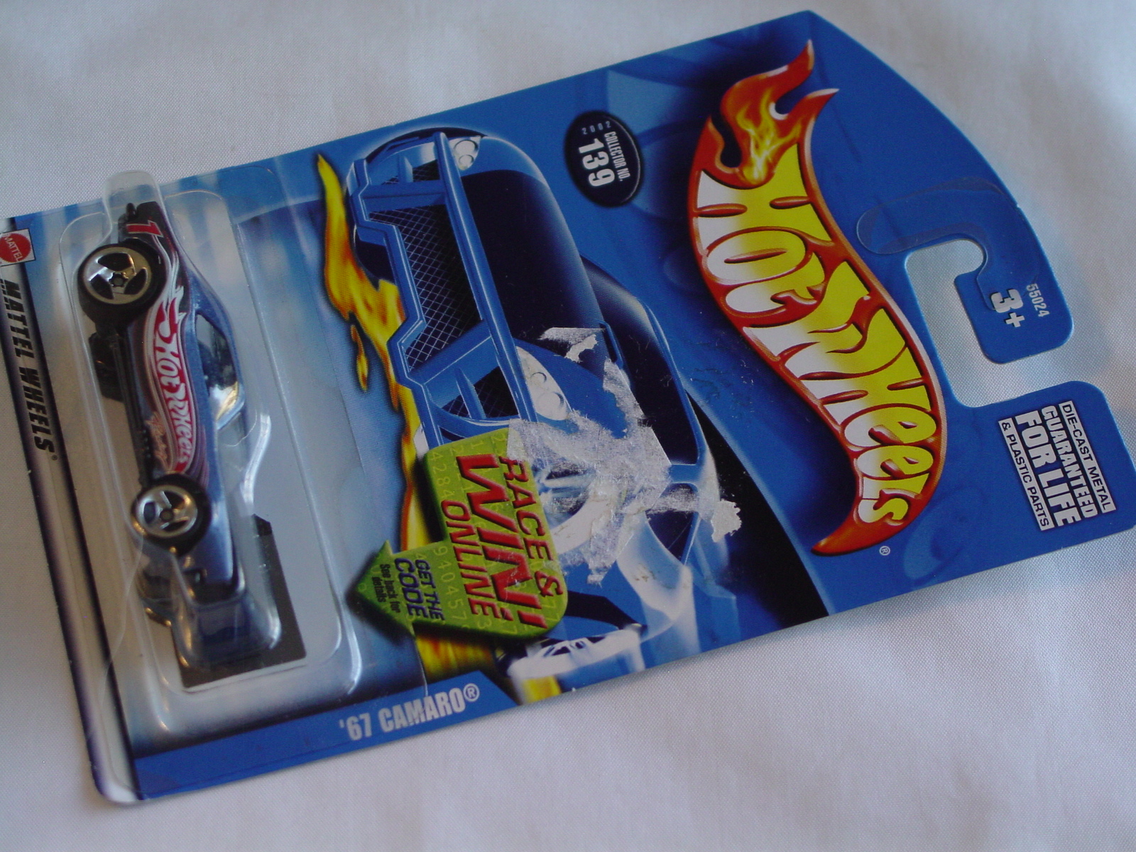 New Hot Wheels - 55024 139 67 Camaro dark metalflake Blue SP3