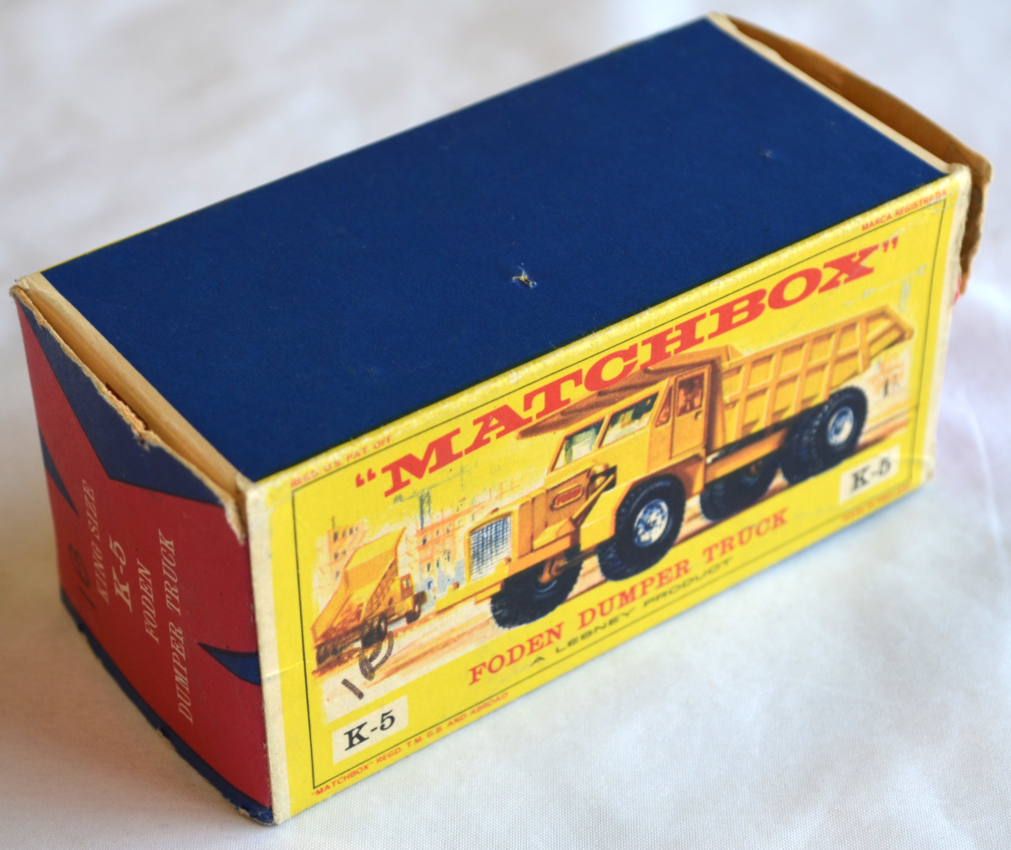 King Size 5 A - BOX ONLY Foden Tipper C9- 1 loose flap