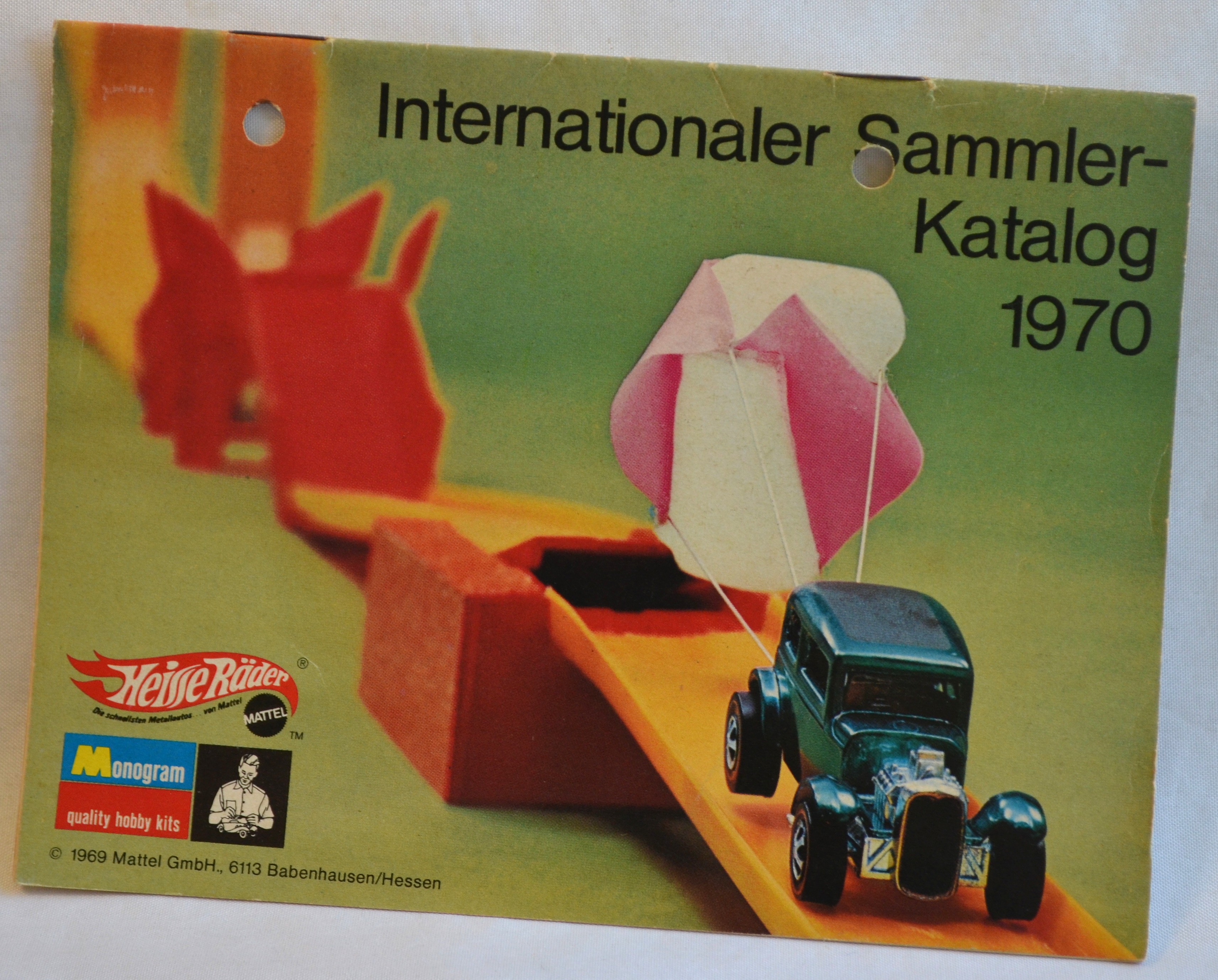 Catalog - HOT WHEELS MATTEL German 1970 2 holes
