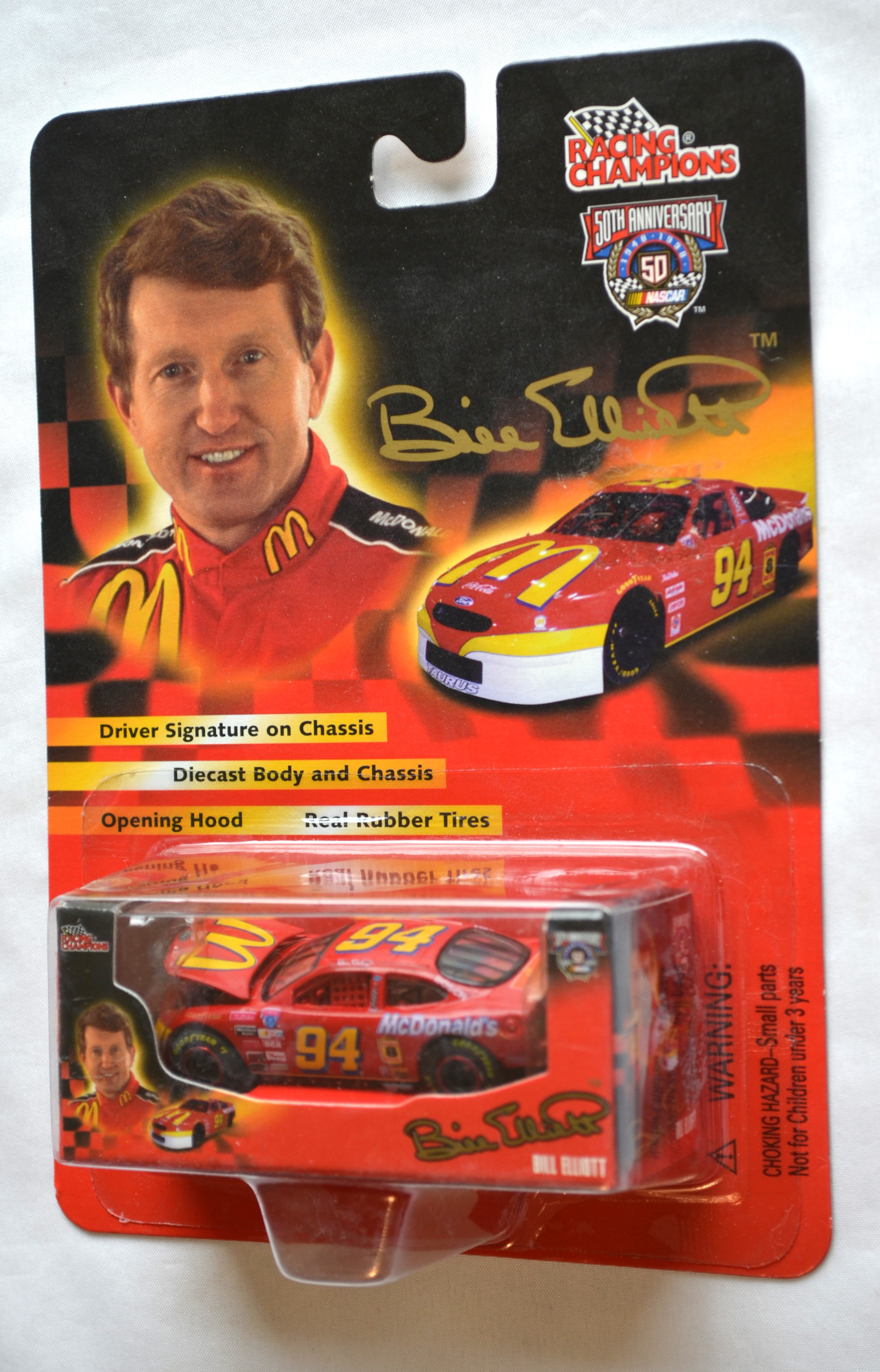 Racing Champions - NASCAR50THBOX Bill Elliot 94 McDonalds Red