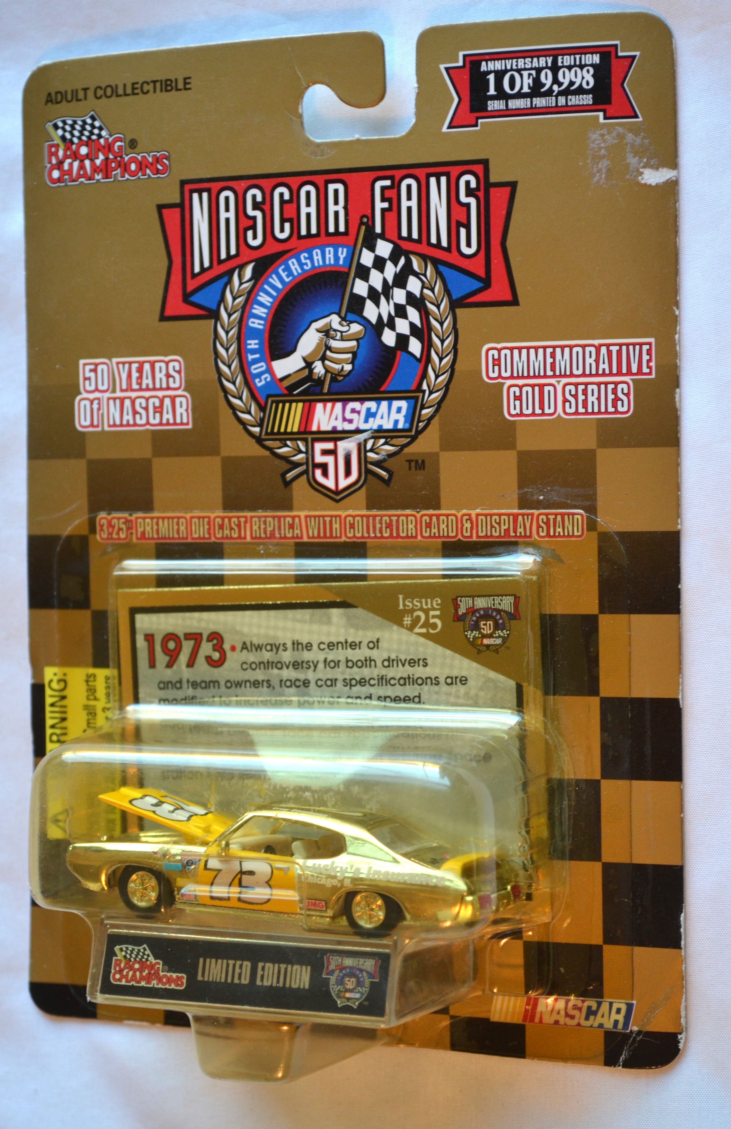 Racing Champions 25 - NASCAR50TH 73 GTO? Gold 1/9998
