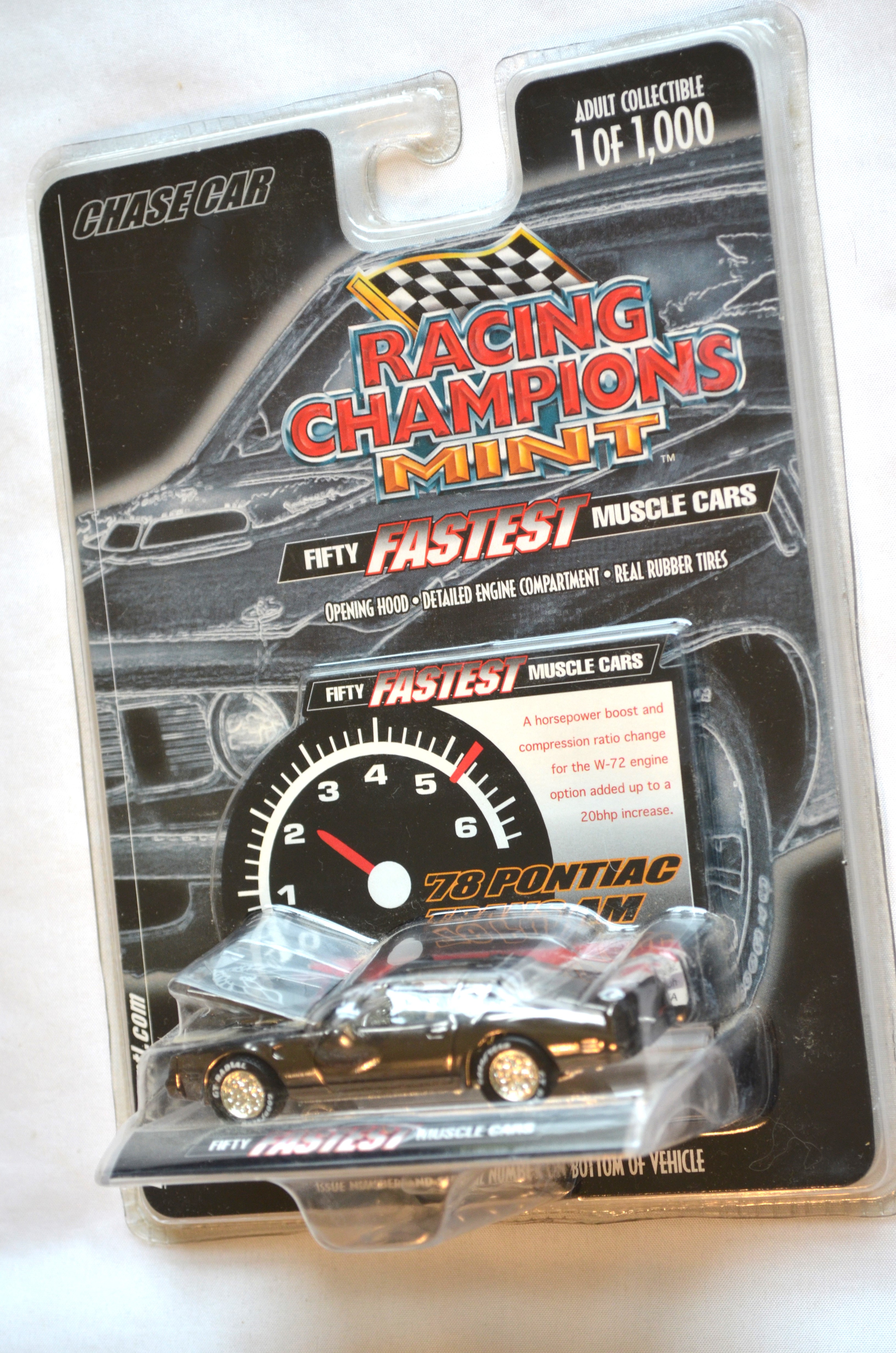 Racing Champions - MINT CHASE 1978 Trans Am Black 1/1000