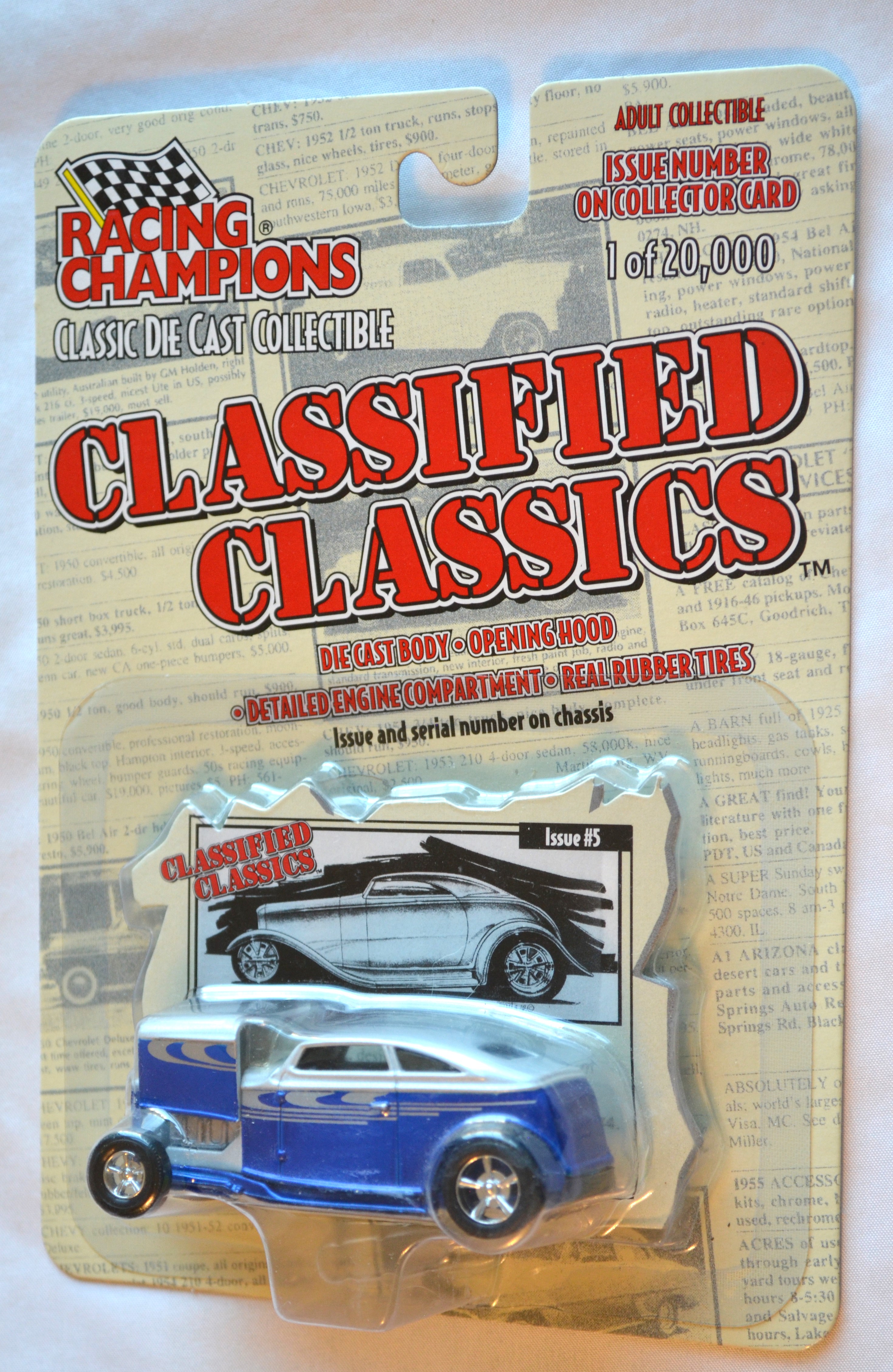 Racing Champions 5 - CLASSIFIEDCLASSICS Custom 32 Speedback 1/20000