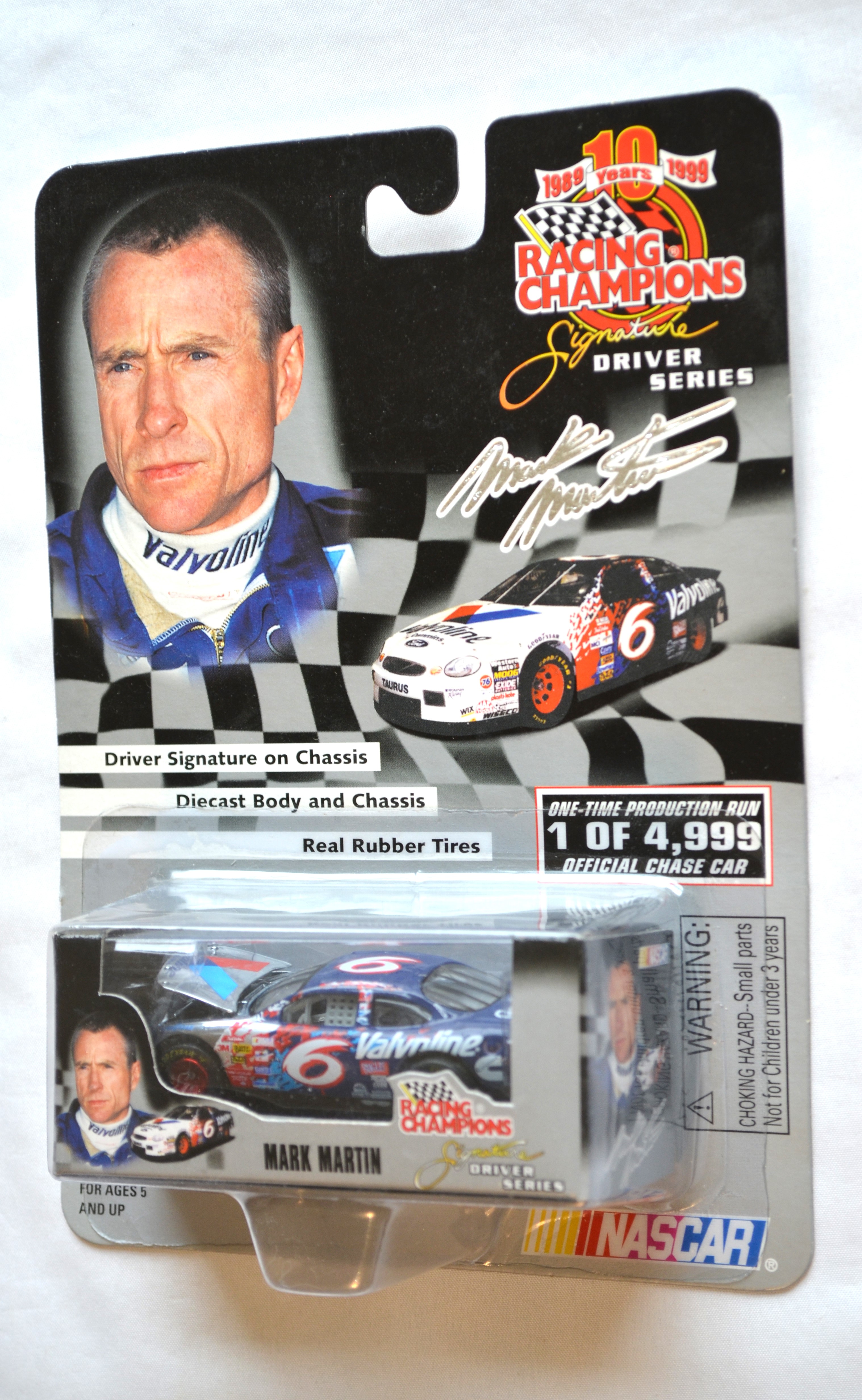 Racing Champions - RACINGCHAMP10YRS Driver Mark Martin 6 1/4999