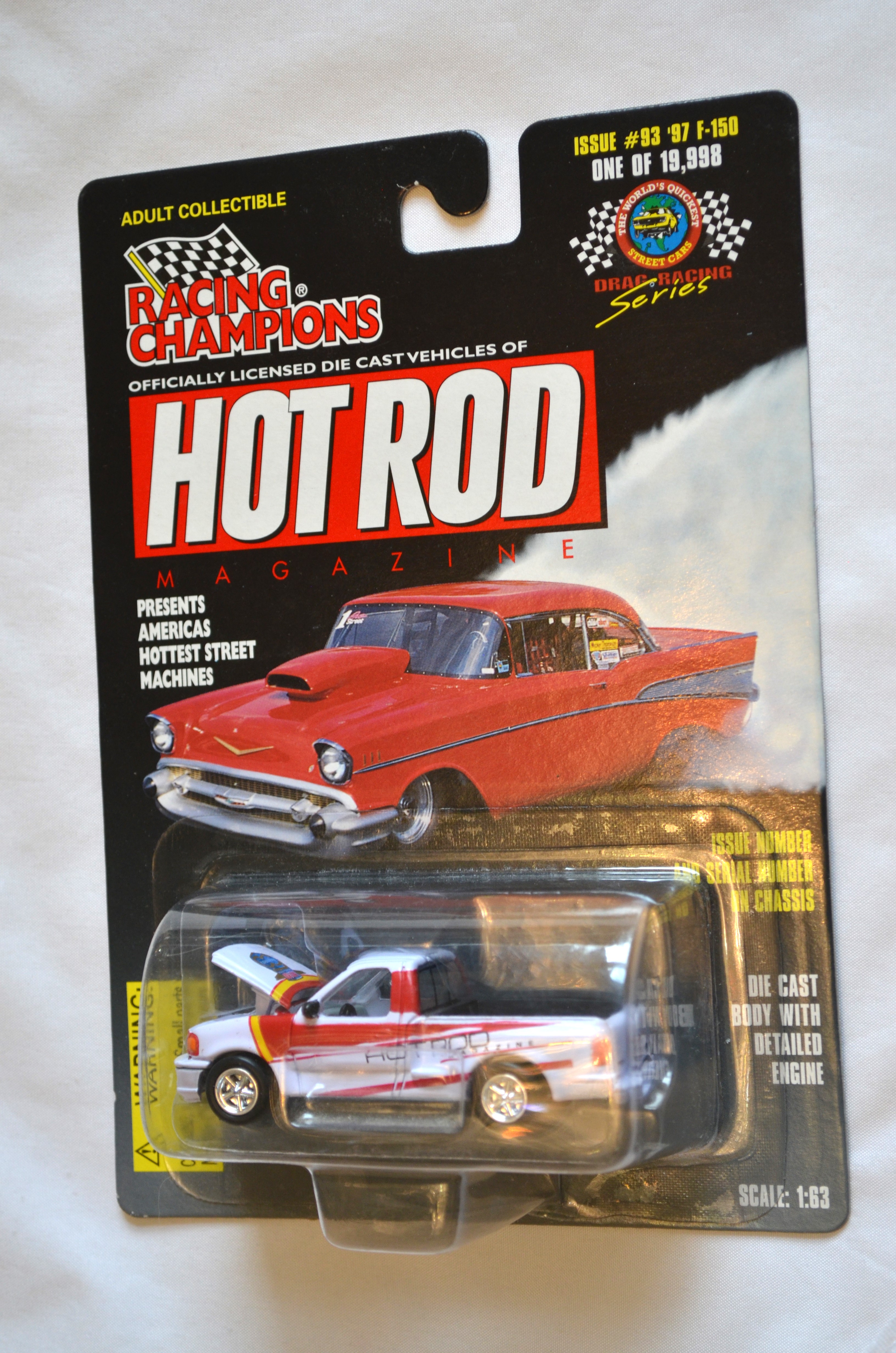 Racing Champions 93 - HOTROD 97 F-150 Lilac/Red 1/19998