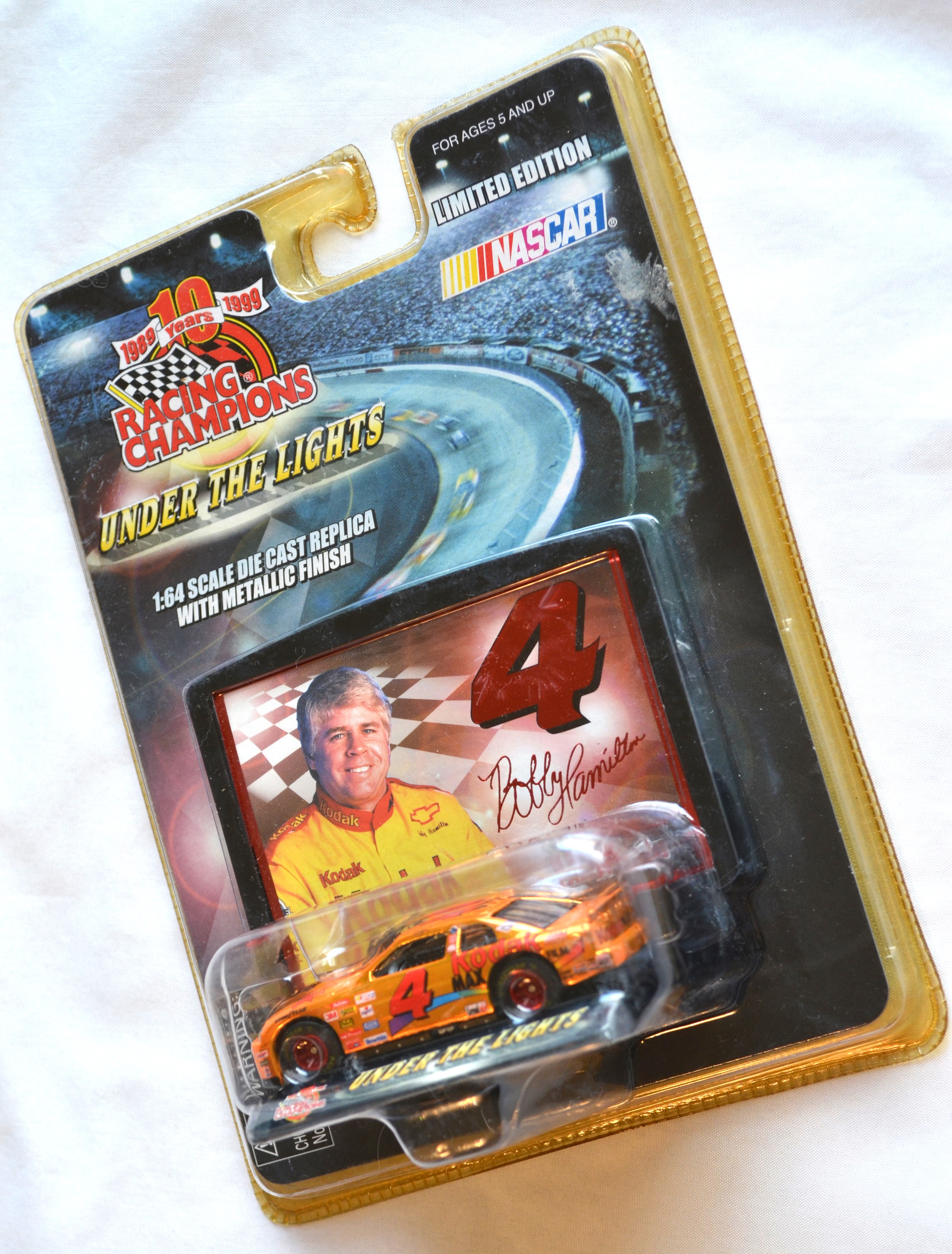 Racing Champions - UNDERTHELIGHTS Bobby Hamilton 4 orange-Chrome