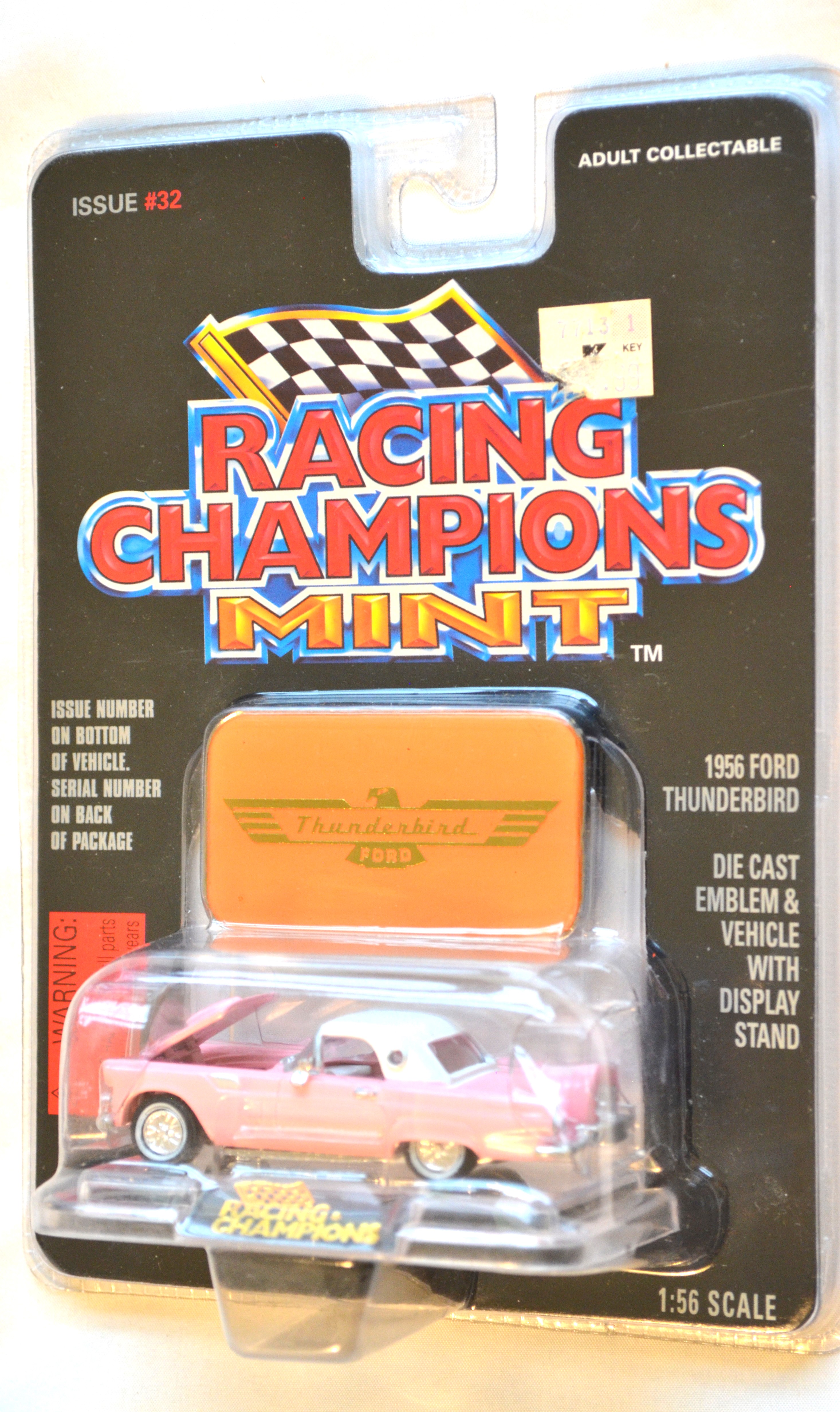 Racing Champions 32 - MINT 1956 Ford T-Bird Pink