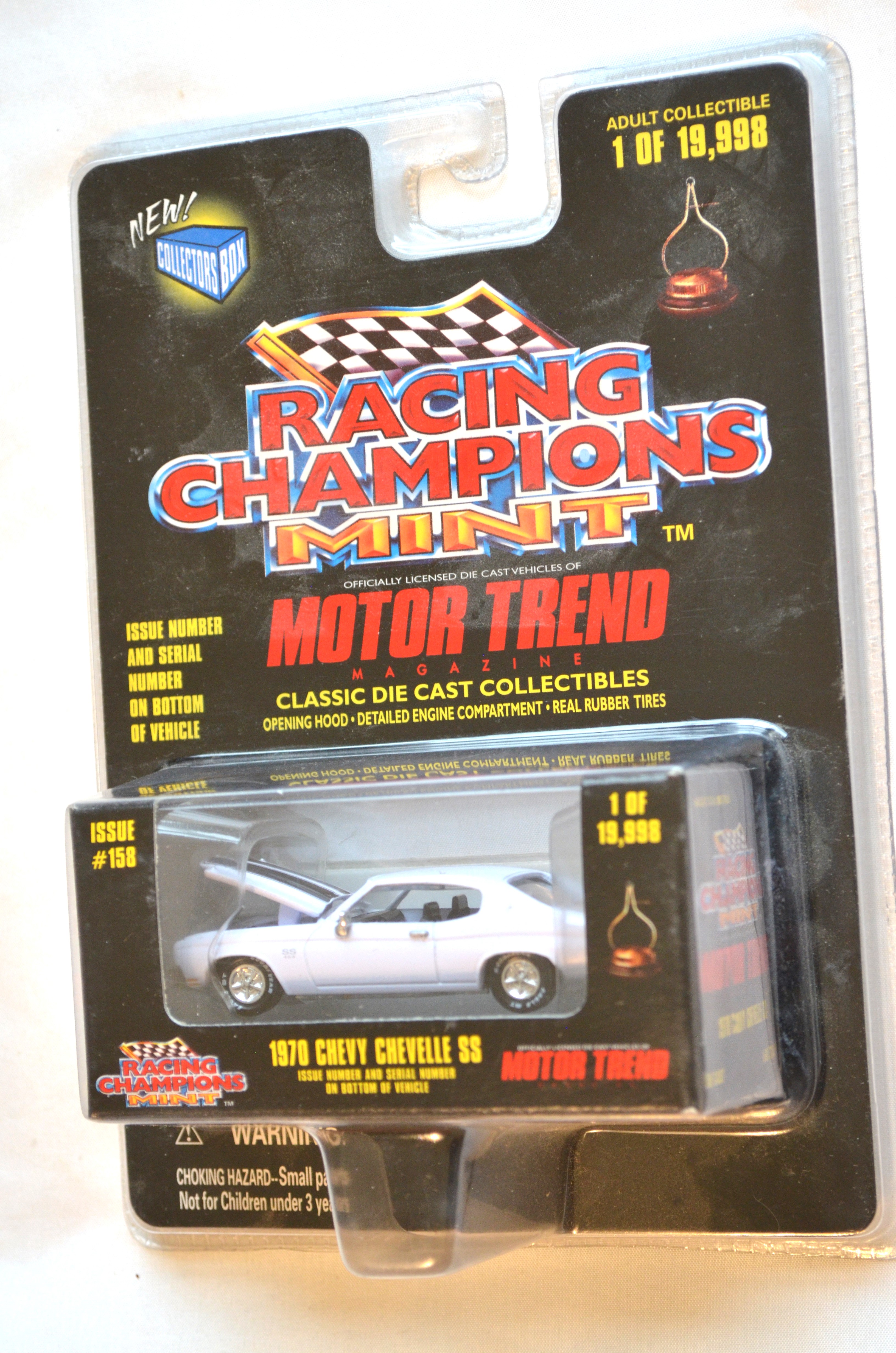 Racing Champions 158 - MOTOR TREND 1970 Chevelle Lilac 1/19998
