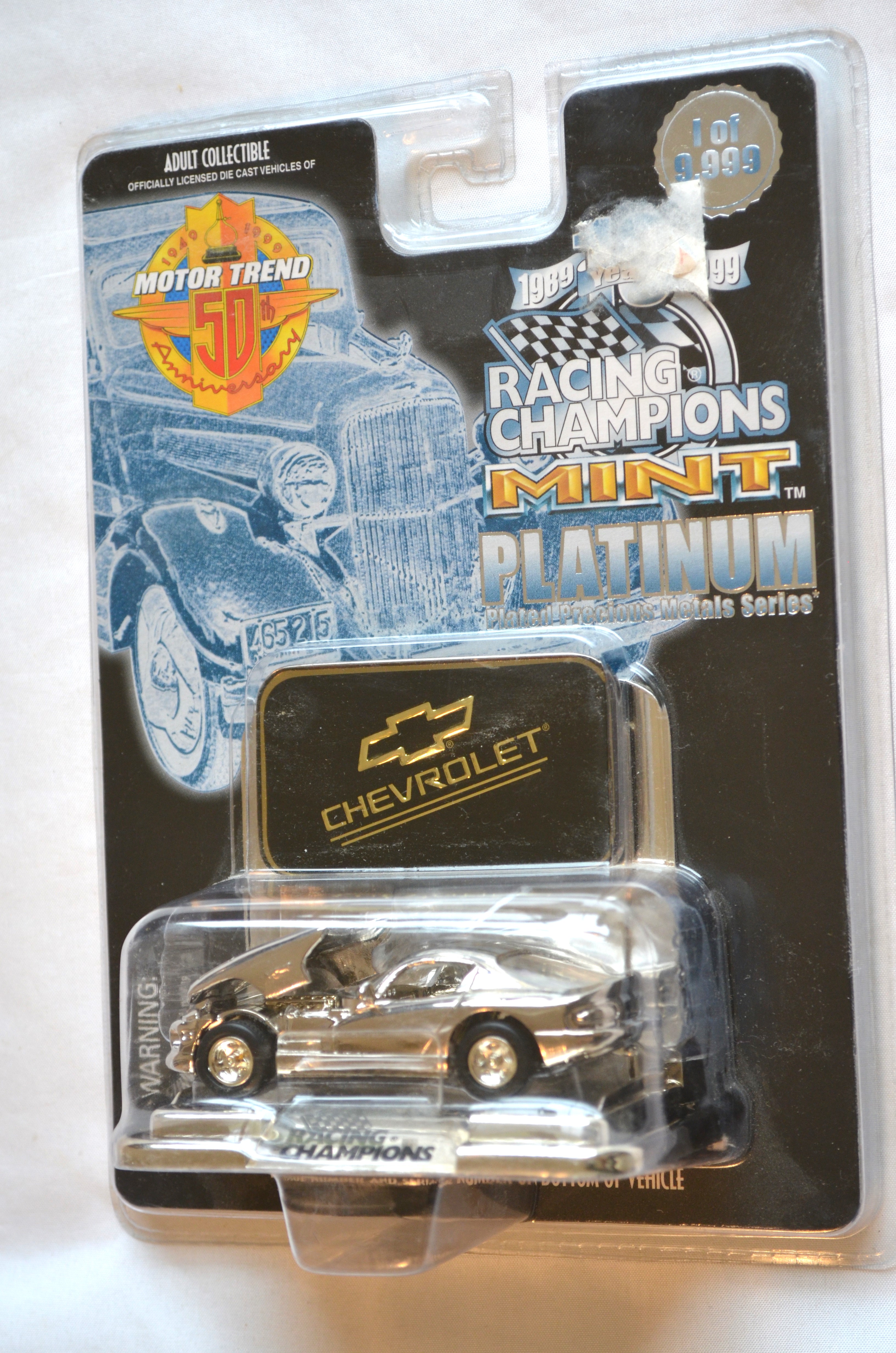 Racing Champions - PLATINUM Viper on Chevy card 1/9999