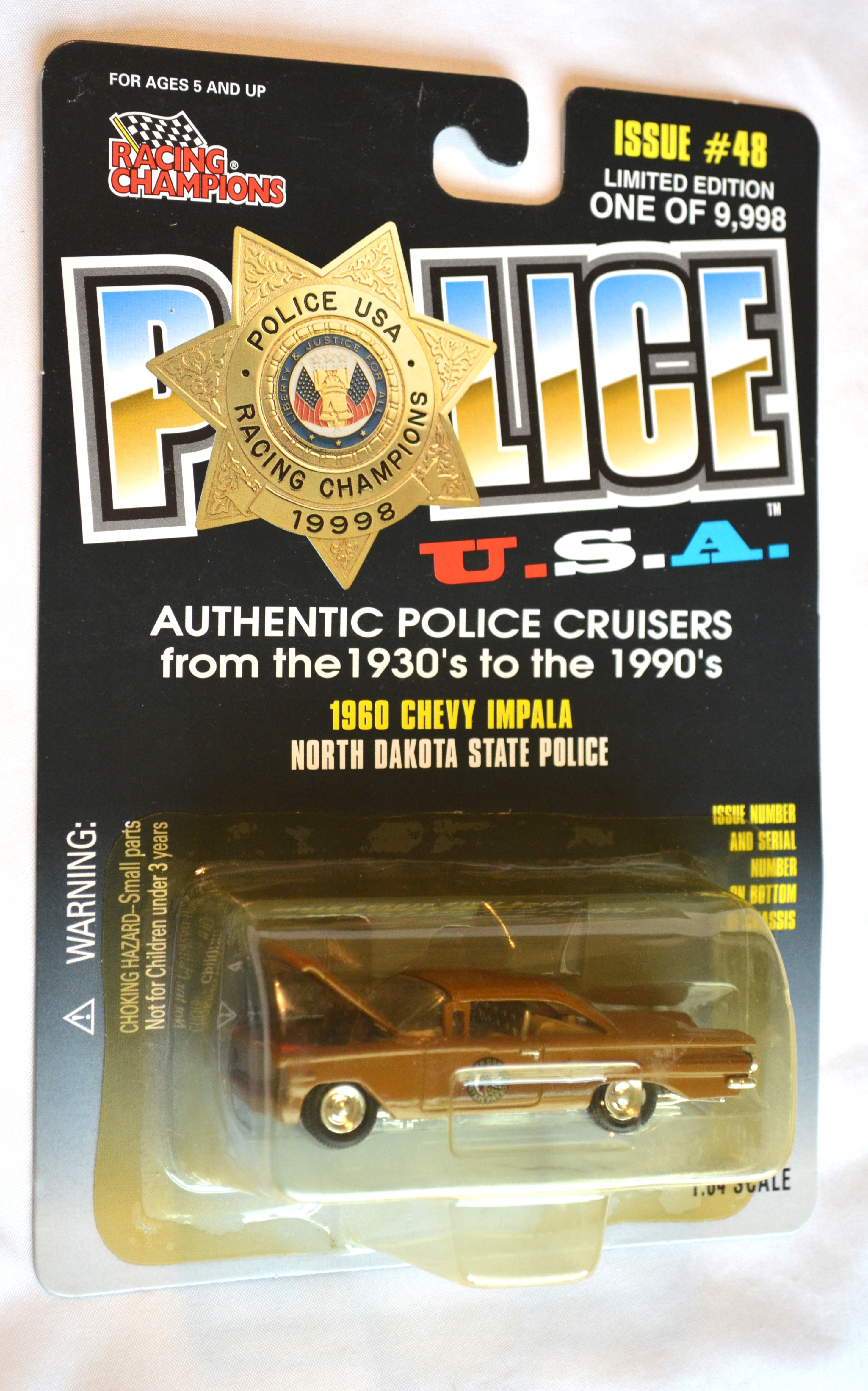 Racing Champions - POLICE 48 60 Impala ND SP light Brown 1/9999