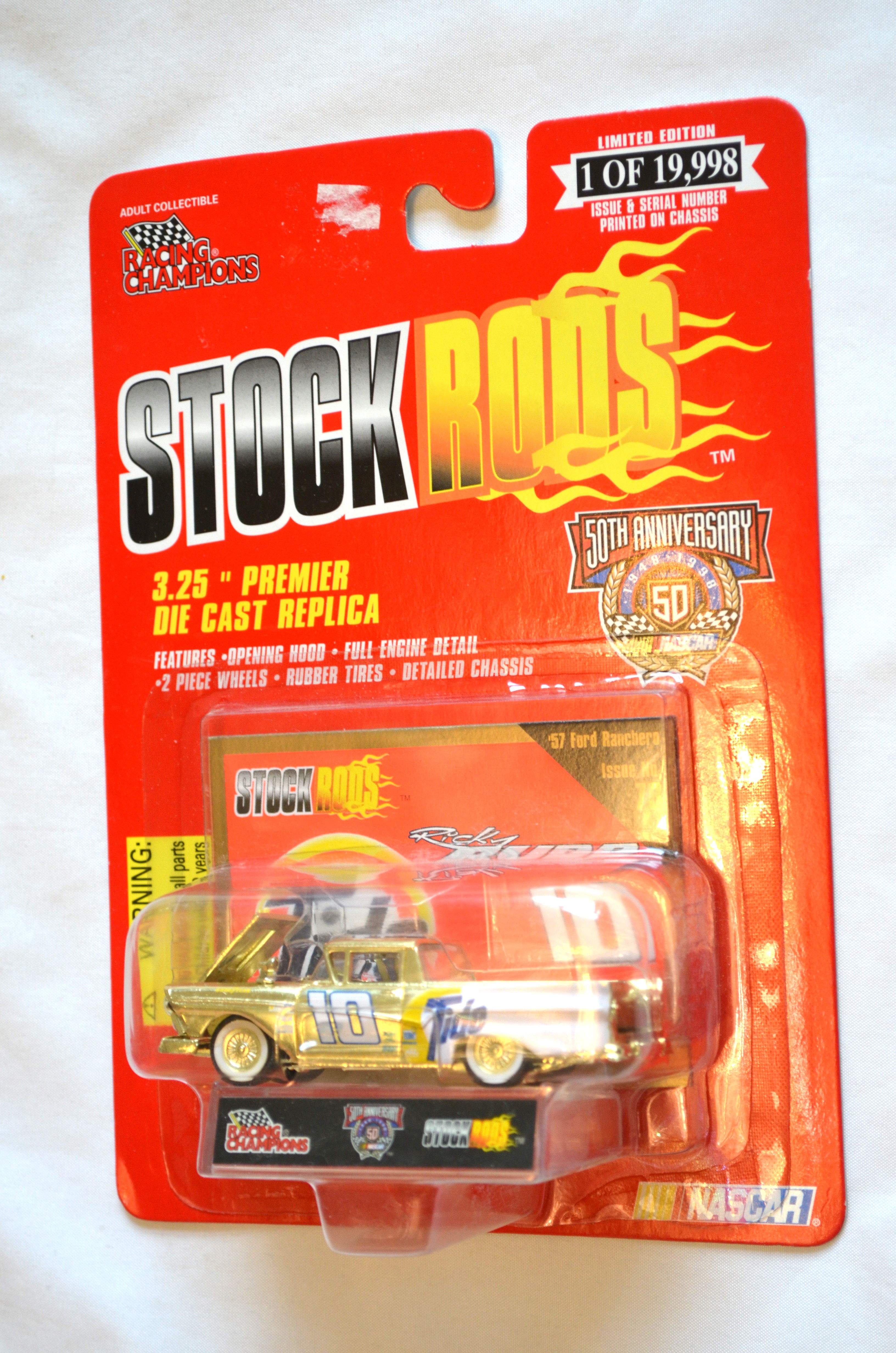 Racing Champions 78 - STOCKRODS 57 Ranchero 10 Rudd Tide Gold 1/19998