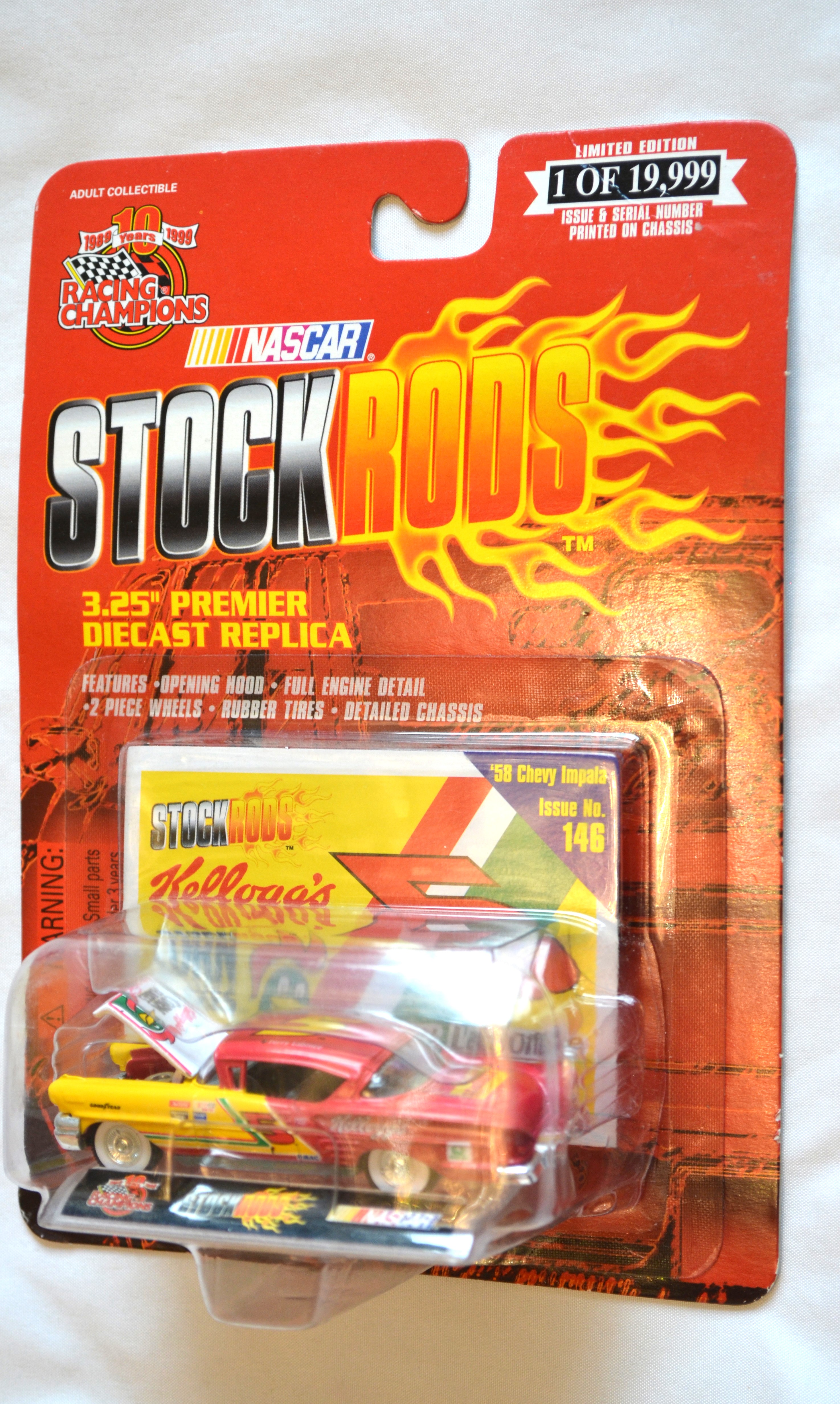 Racing Champions 146 - STOCKRODS 58 Impala 5 Corn Flakes Labonte 1/19999
