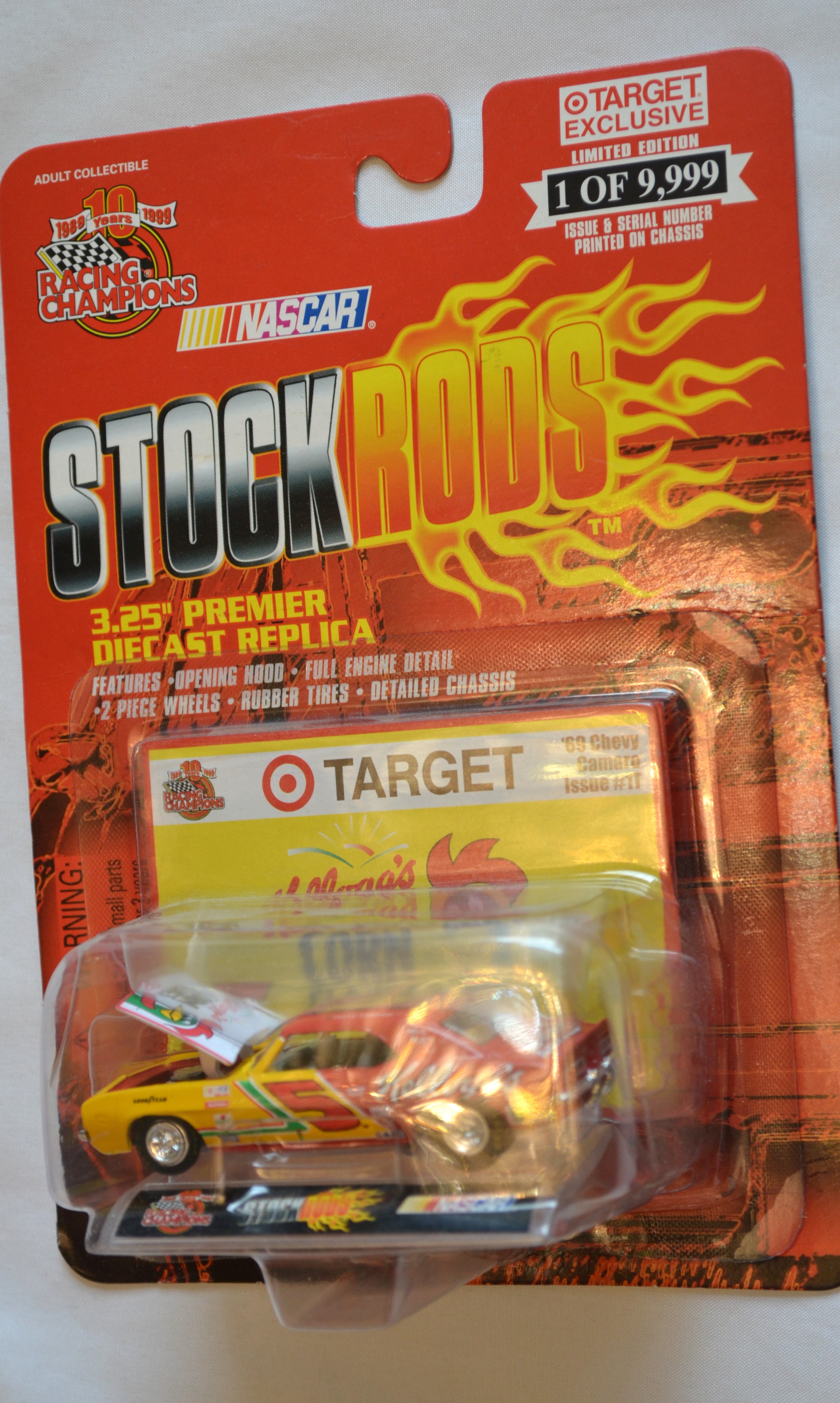 Racing Champions 1 - STOCKRODS 1T 69 Camaro 5 Labonte Target Exc 1/9999