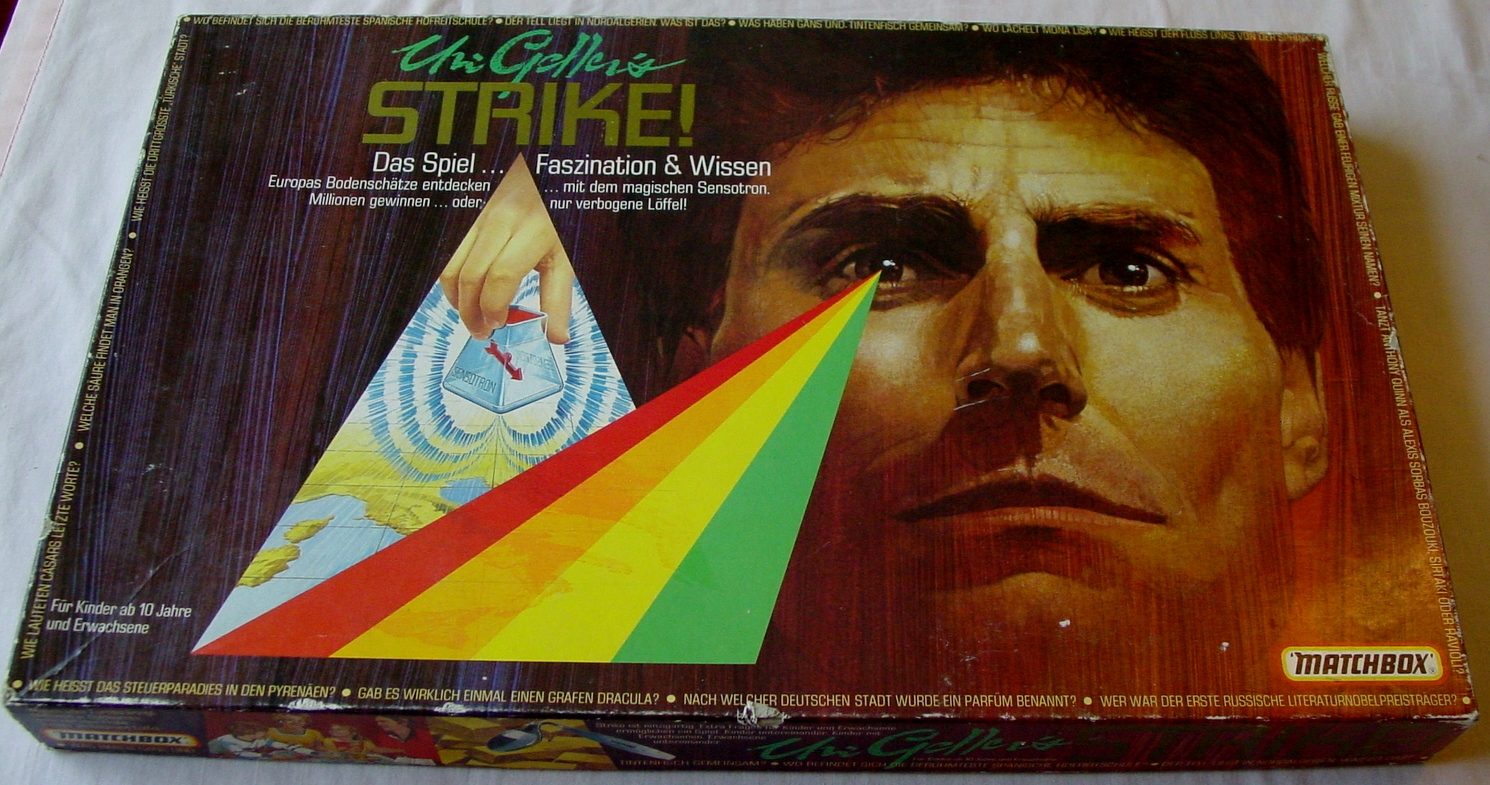 Matchbox STRIKE GAME URI GELLER 21.5X13.5X2