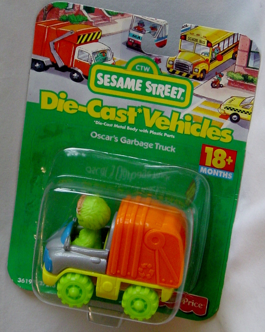 Matchbox SESAME 36192 Oscars Garbage Truck