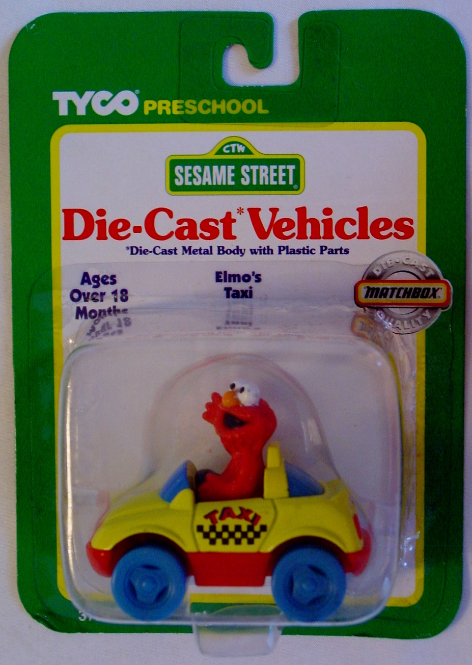 Matchbox SESAME 37222-37213 1997 Elmos Taxi